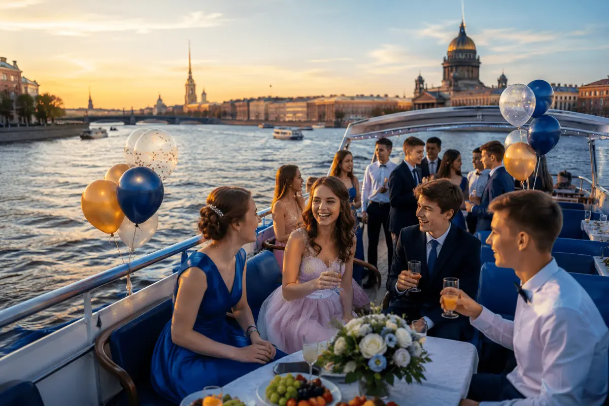 Выпускной на теплоходе в 9 классе