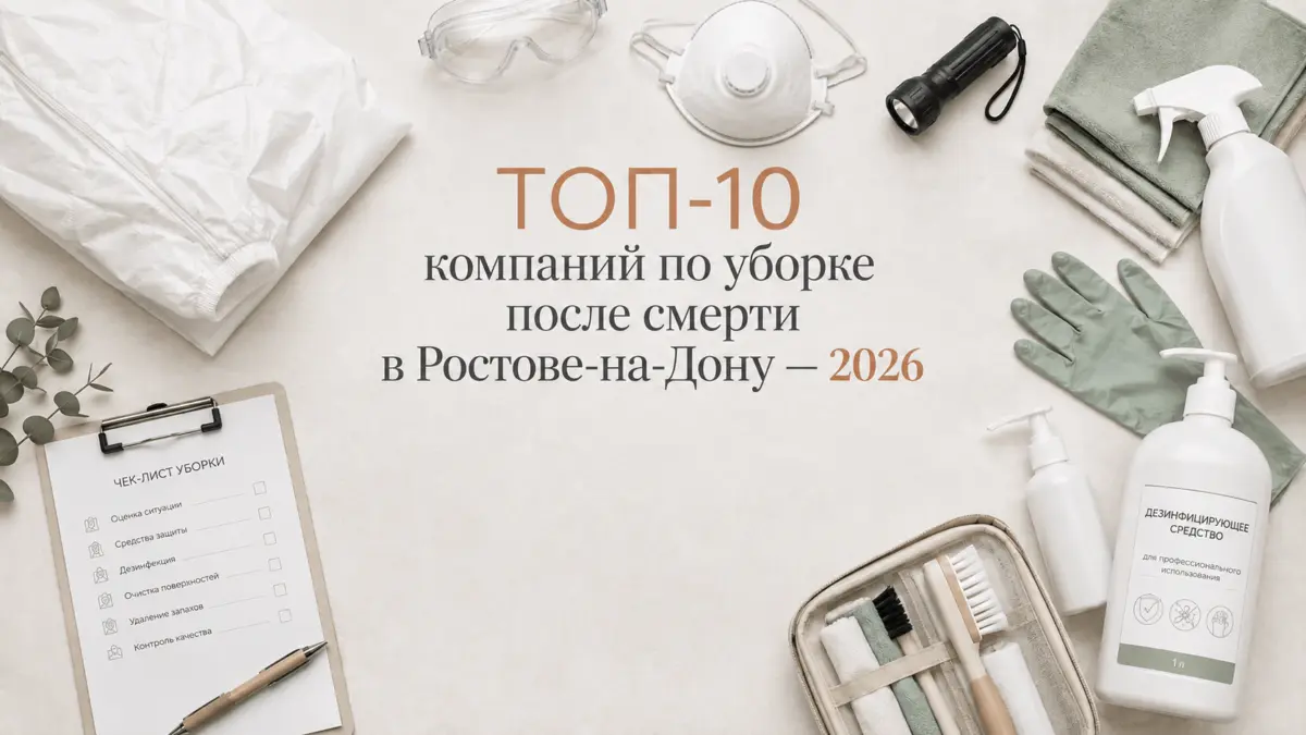 ТОП-10 компаний по уборке после смерти