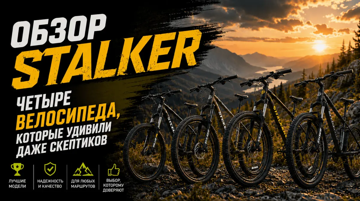 Обзор четырёх моделей велосипедов Stalker