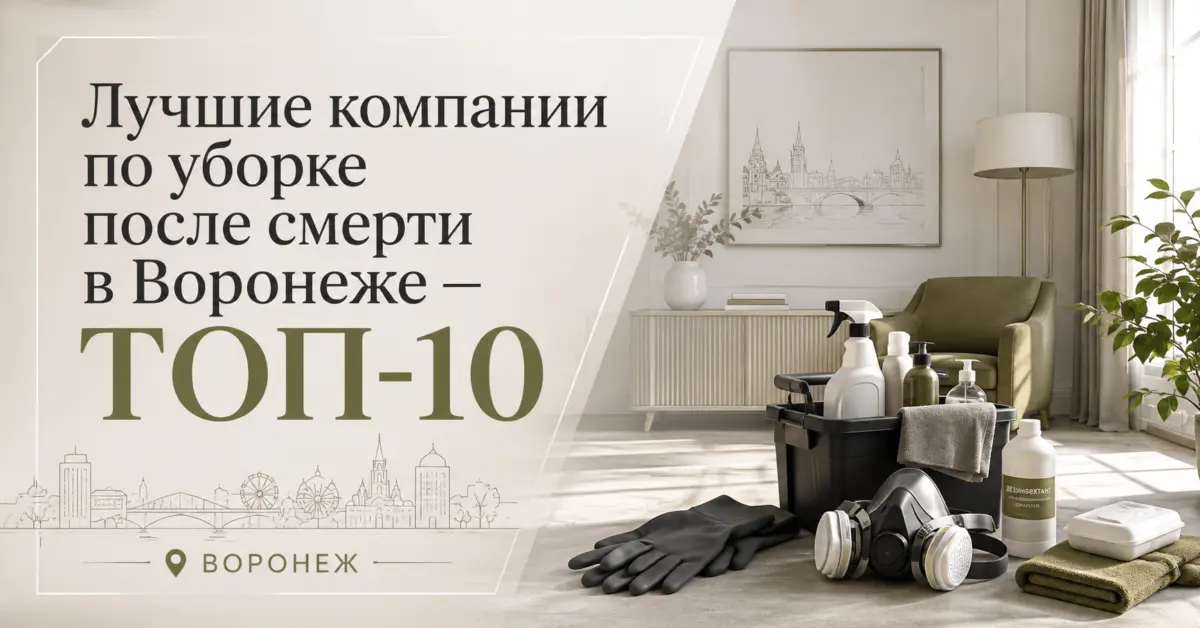 Лучшие компании по уборке после смерти