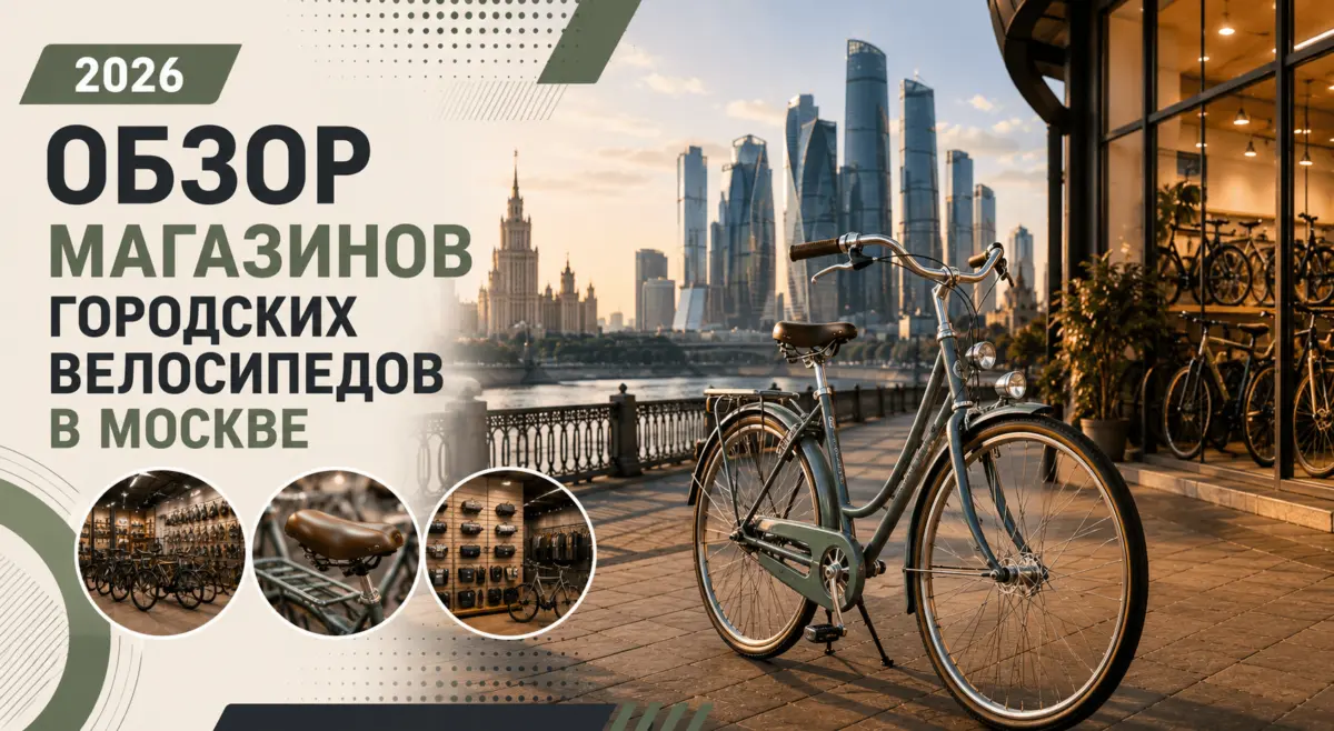 Обзор магазинов городских велосипедов в Москве 2026