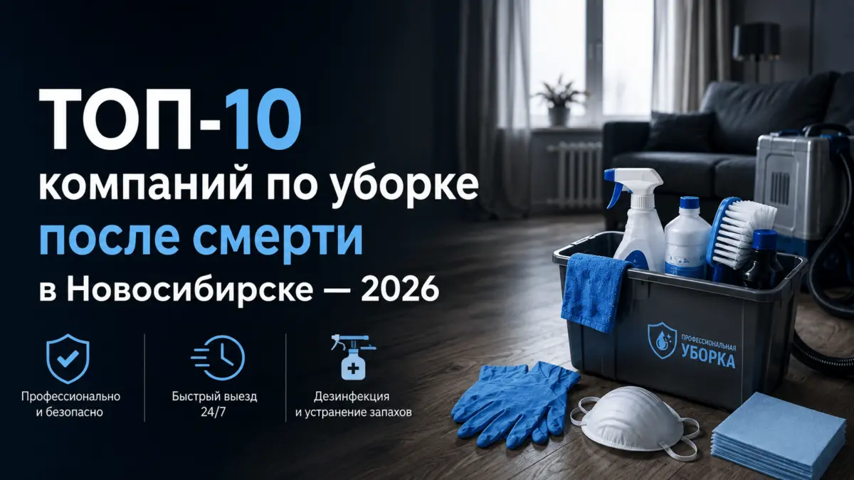 ТОП-10 компаний по уборке после смерти