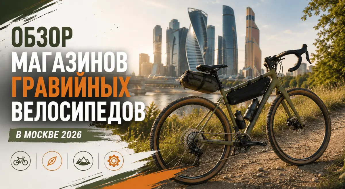 Обзор магазинов гравийных велосипедов в Москве 2026: где купить велосипед для путешествий и универсального использования