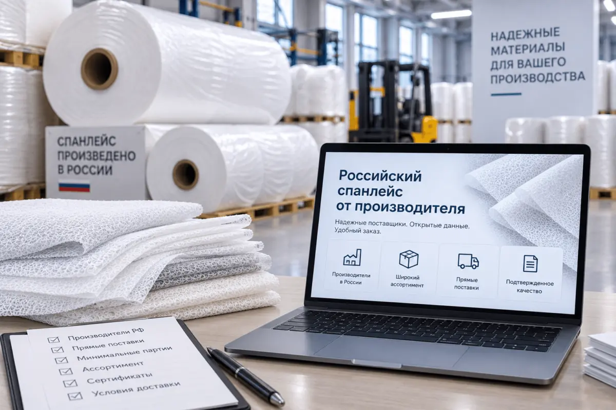 Где заказать спанлейс напрямую у производителя