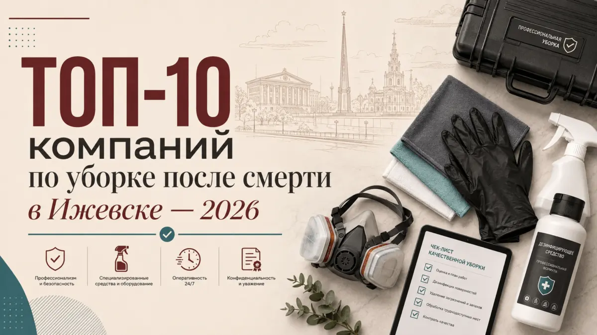 ТОП-10 компаний по уборке после смерти