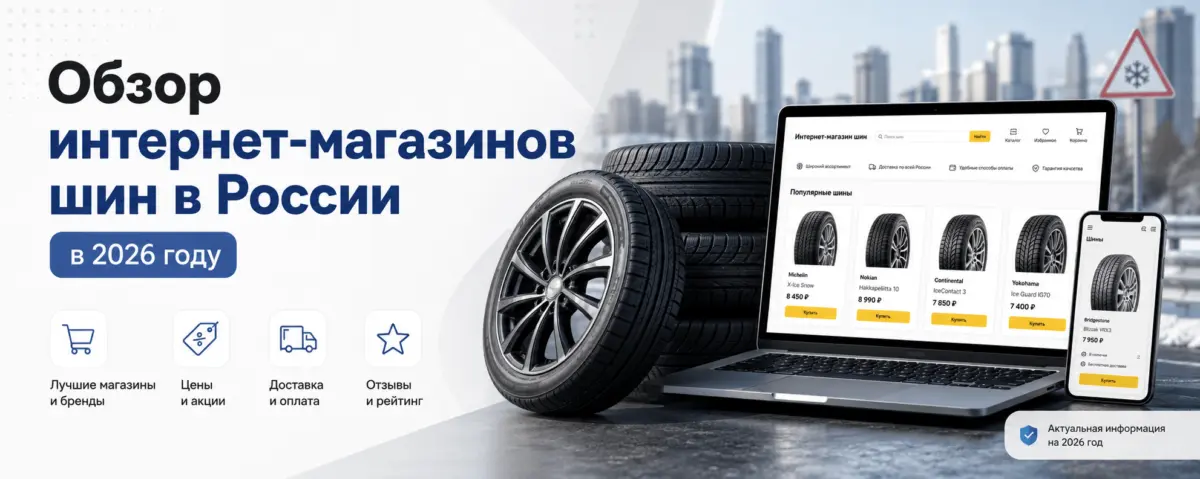Обзор интернет-магазинов шин в России в 2026 году