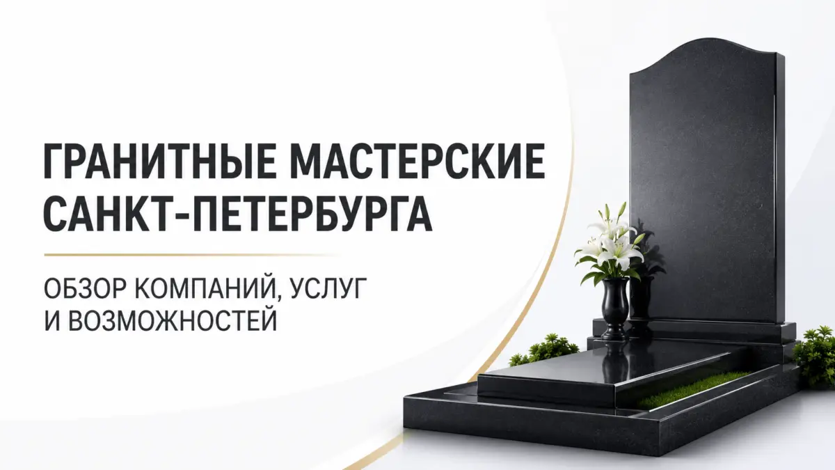 Рейтинг ТОП-10 гранитных мастерских в СПб