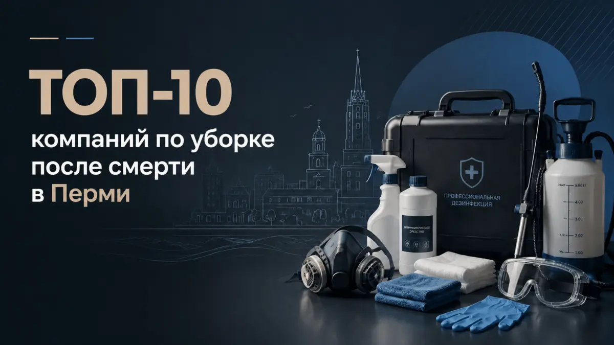 ТОП-10 компаний по уборке после смерти