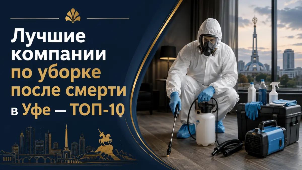 Лучшие компании по уборке после смерти в Уфе
