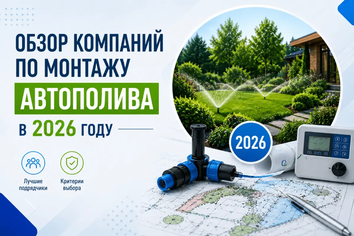 Обзор компаний по монтажу автополива в 2026 году