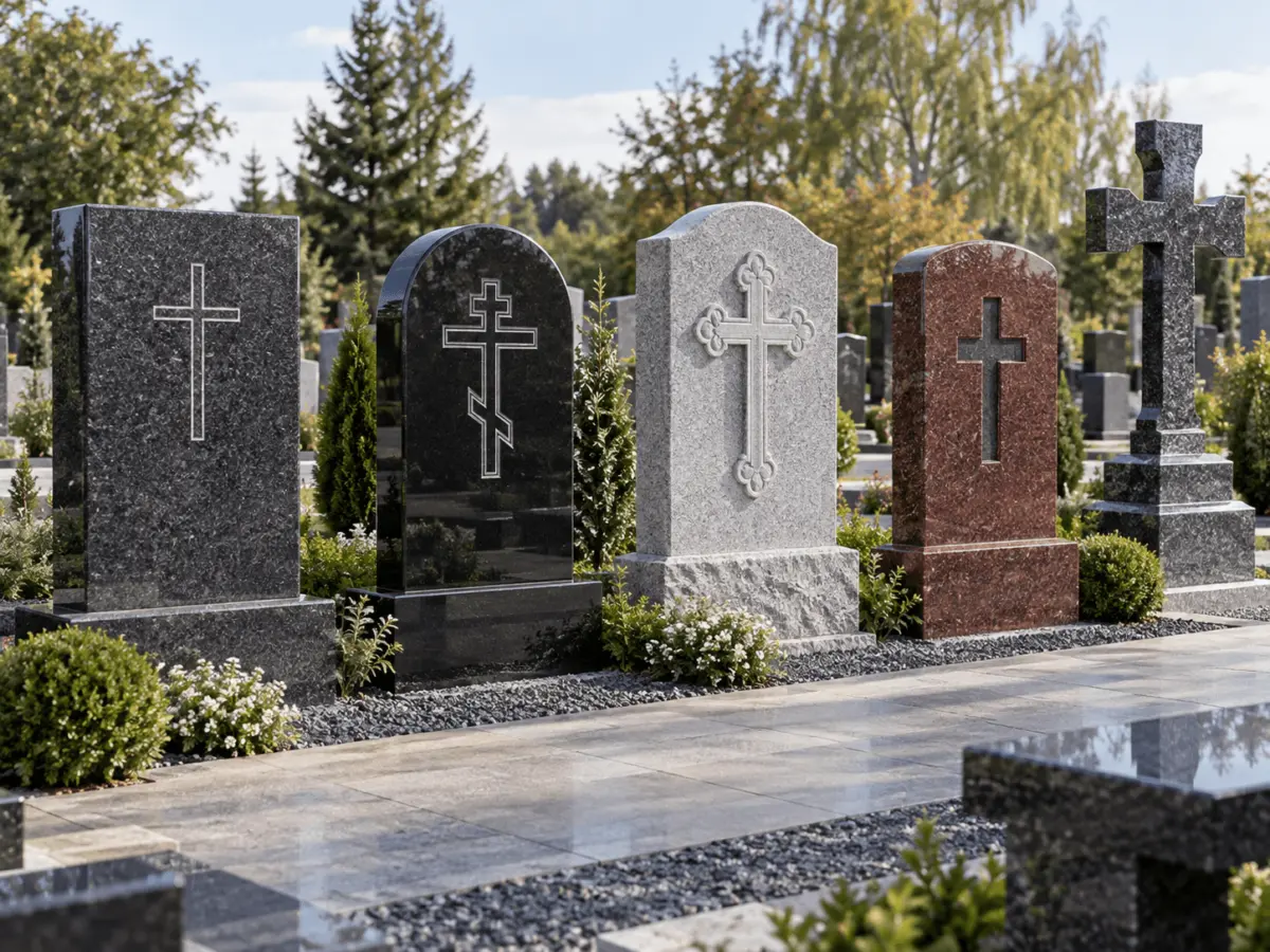 Виды памятников с крестом