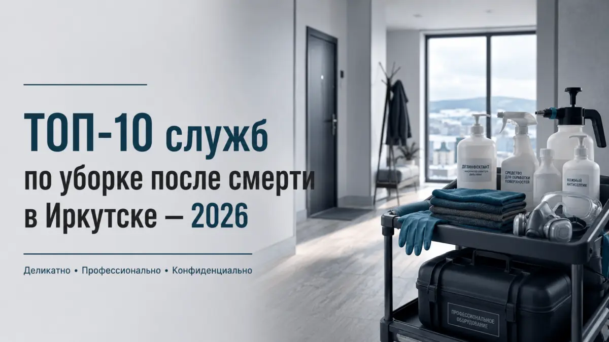 ТОП-10 служб по уборке после смерти