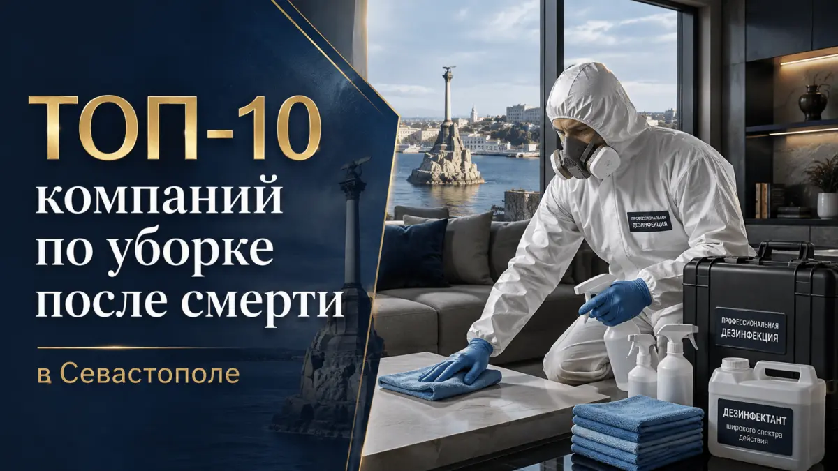 ТОП-10 компаний по уборке после смерти